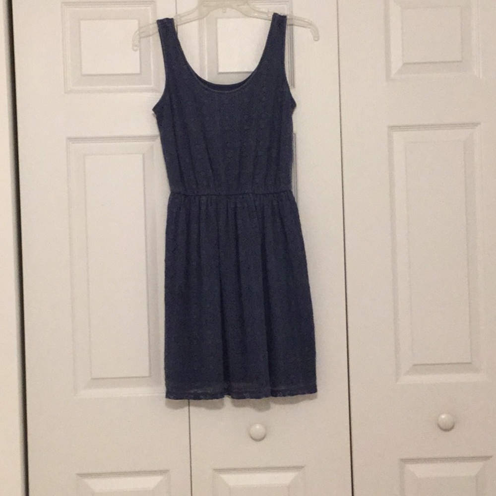 Scoop Neck Lace Dress